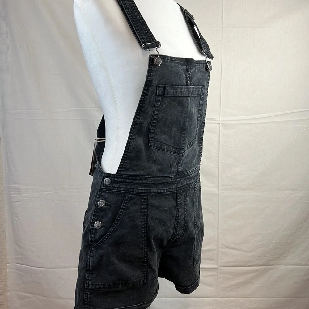 Passenger Roamologist Organic Cotton Overalls NWT Size S Soft Stonewash Black - Picture 2 of 8
